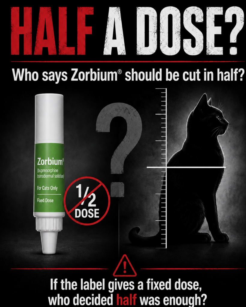 Zorbium® vile 1/2 dose half cat
